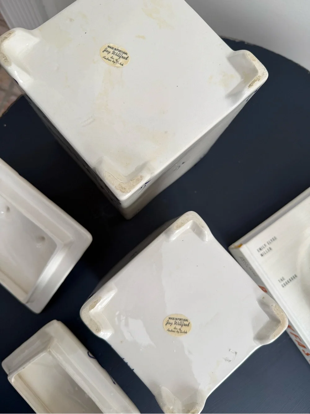 Vintage Portuguese Jay Willfred Canisters